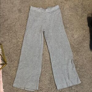 Gray Ribbed women's Bottoms